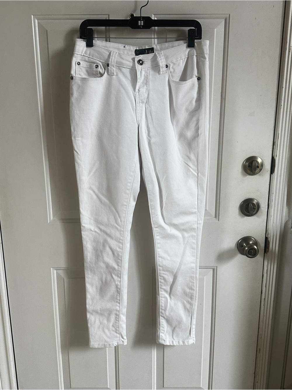 Dots White Jeans